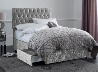 Glitz Pewter Parisian Headboard